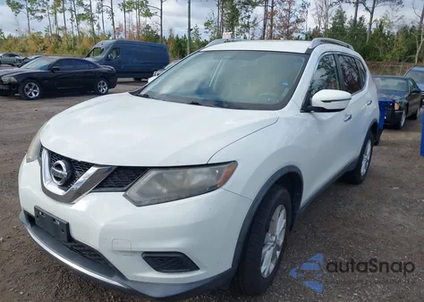 2016 Nissan Rogue Sv из США, поврежденный, VIN KNMAT2MV9GP655532